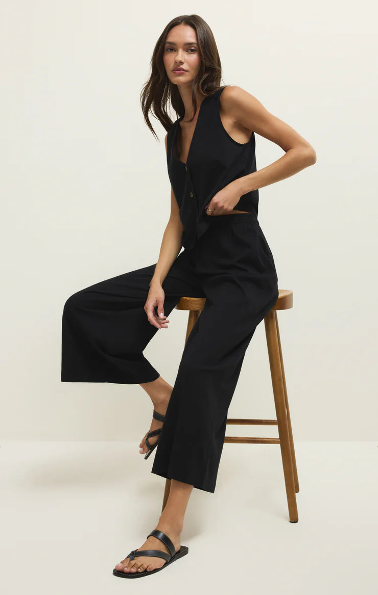 Z Supply True Black Scout Jersey Pant