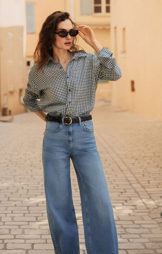 Z Supply Seaport Gingham Button Up