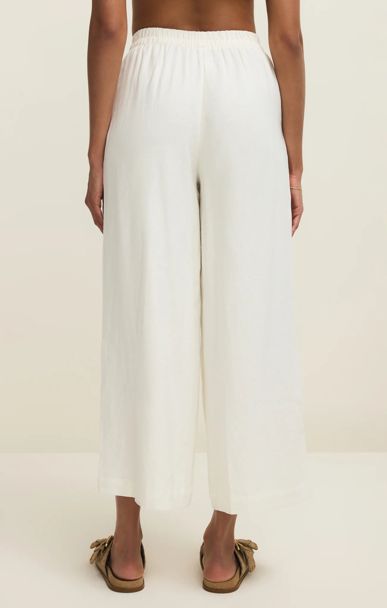 Z Supply White Scout Linen Pant