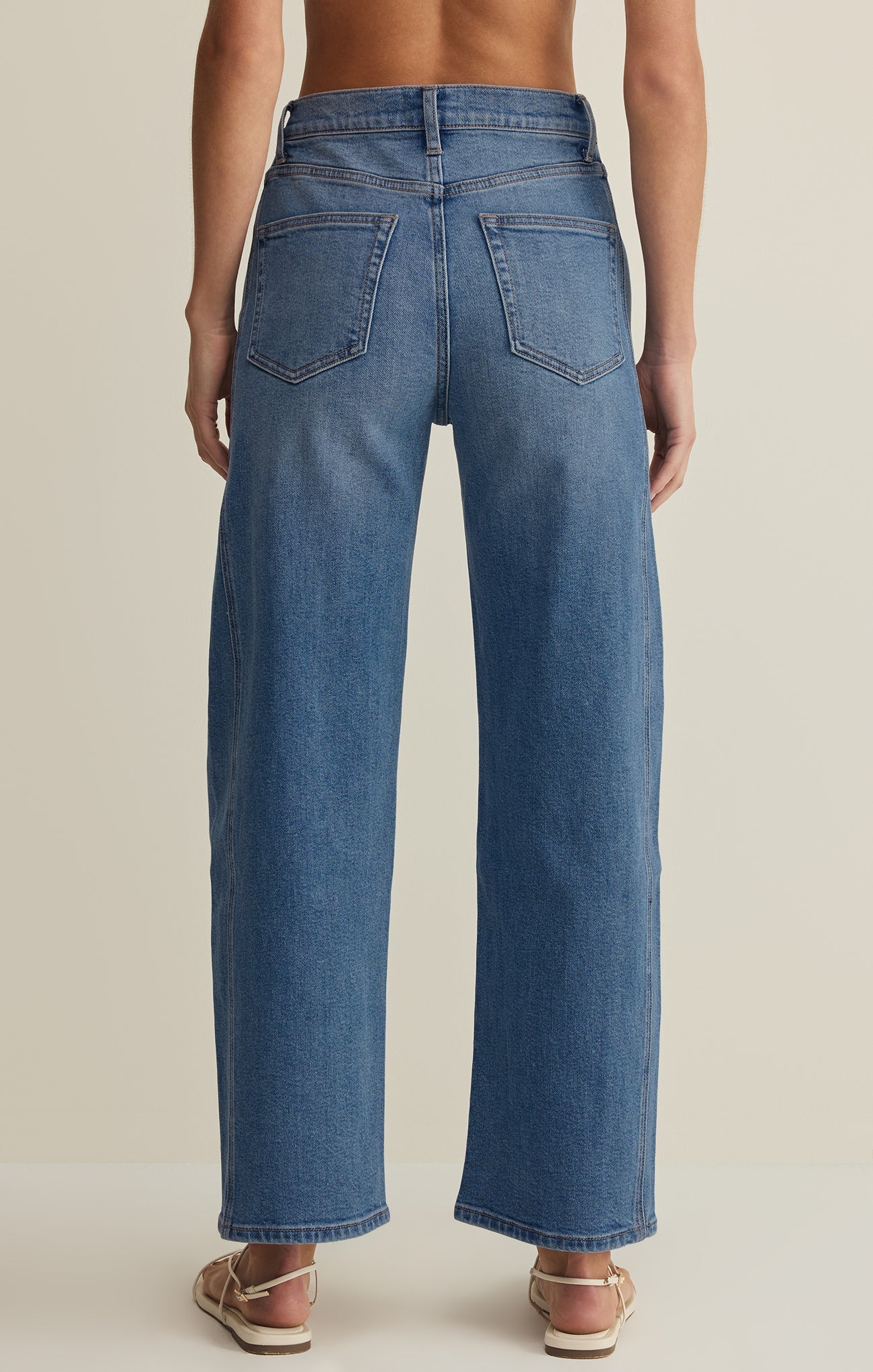 Z Supply Luna High Rise Bowed Jean
