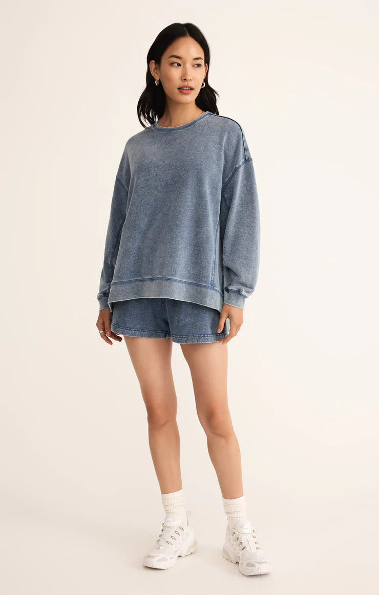 Z Supply Medium Indigo Denim Modern Weekender