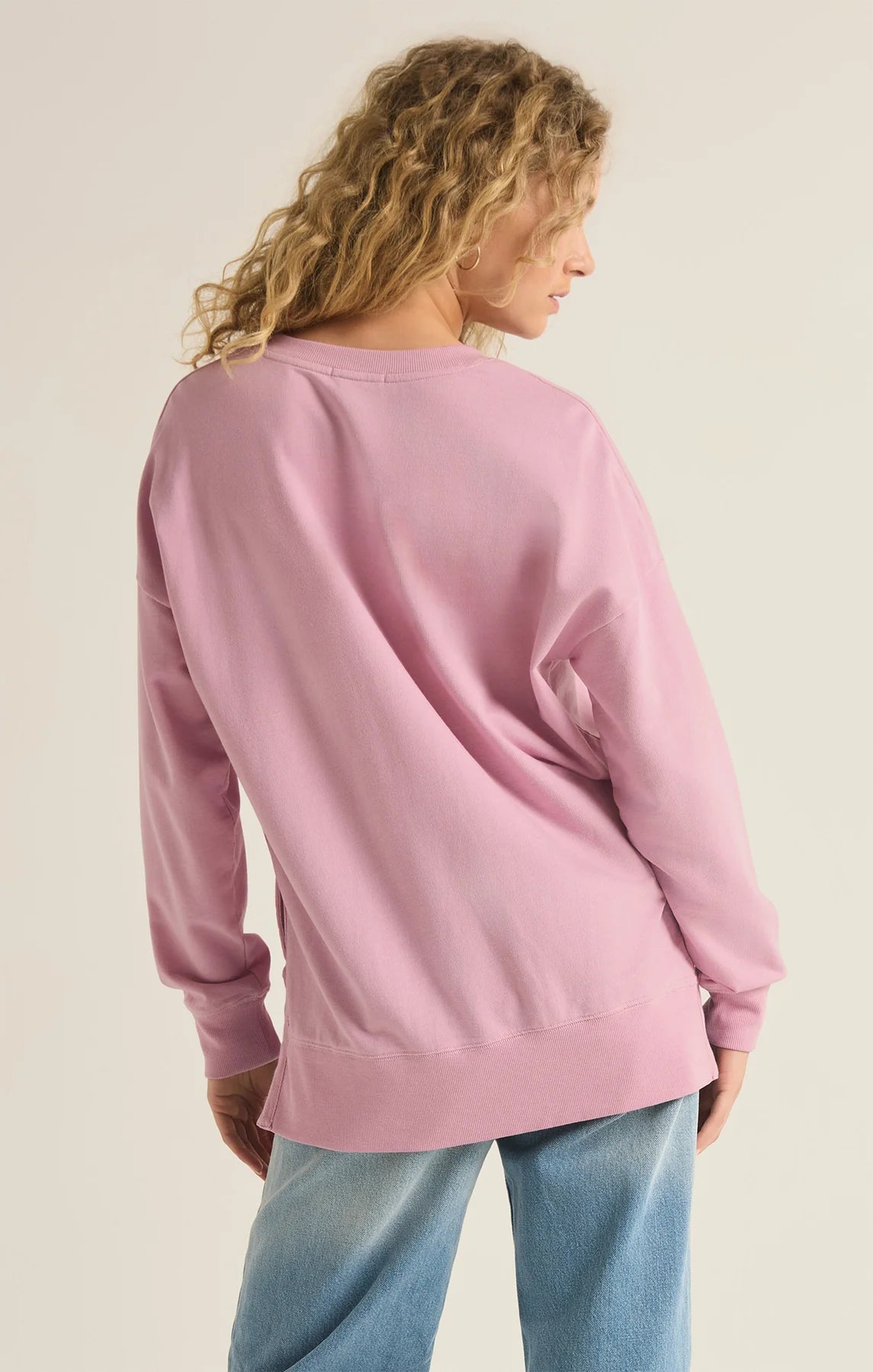 Z Supply Sunset Mauve Modern V-Neck Weekender