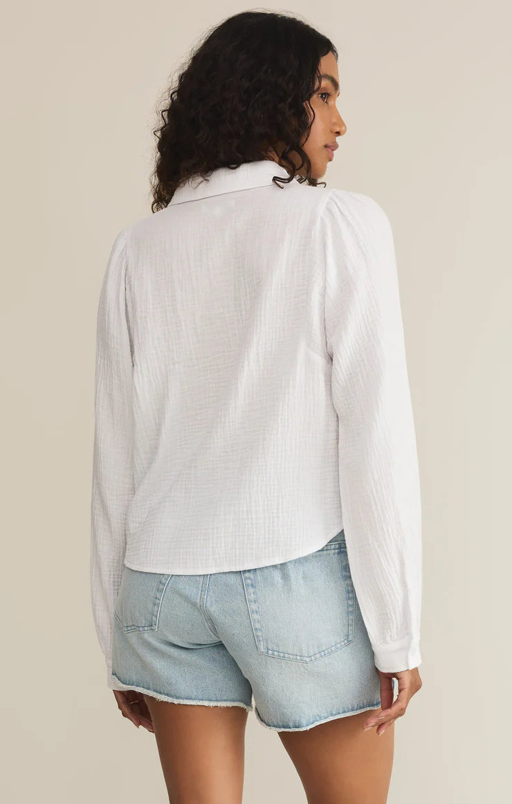 Z Supply Campo Button Up Gauze Top