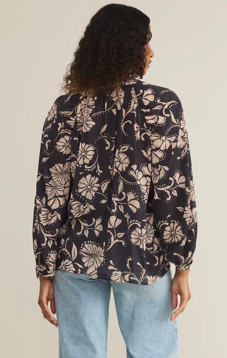 Z Supply Wren Ari Floral Blouse