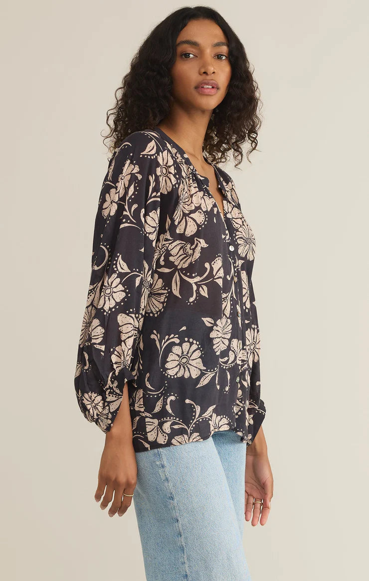 Z Supply Wren Ari Floral Blouse