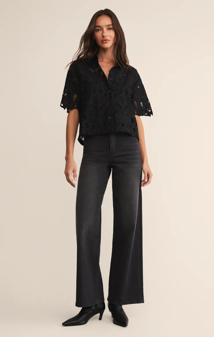 Z Supply Midnight Lace Top