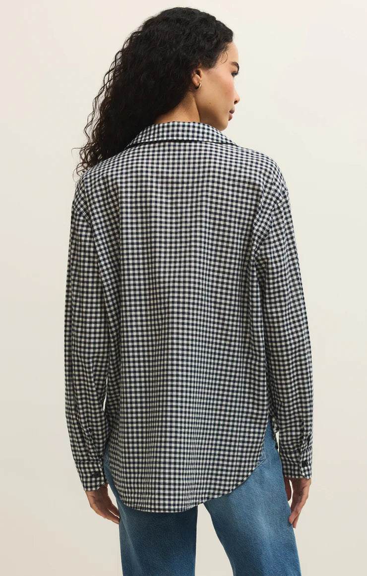Z Supply Seaport Gingham Button Up