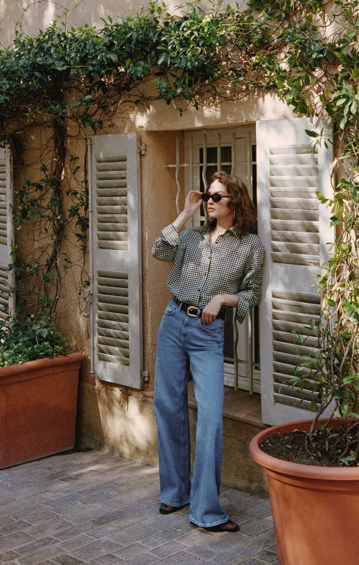 Z Supply Seaport Gingham Button Up