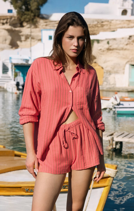 Z Supply Gelato The Perfect Striped Button Up