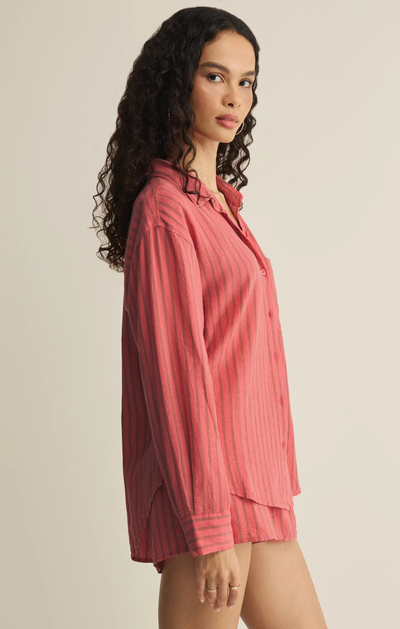 Z Supply Gelato The Perfect Striped Button Up