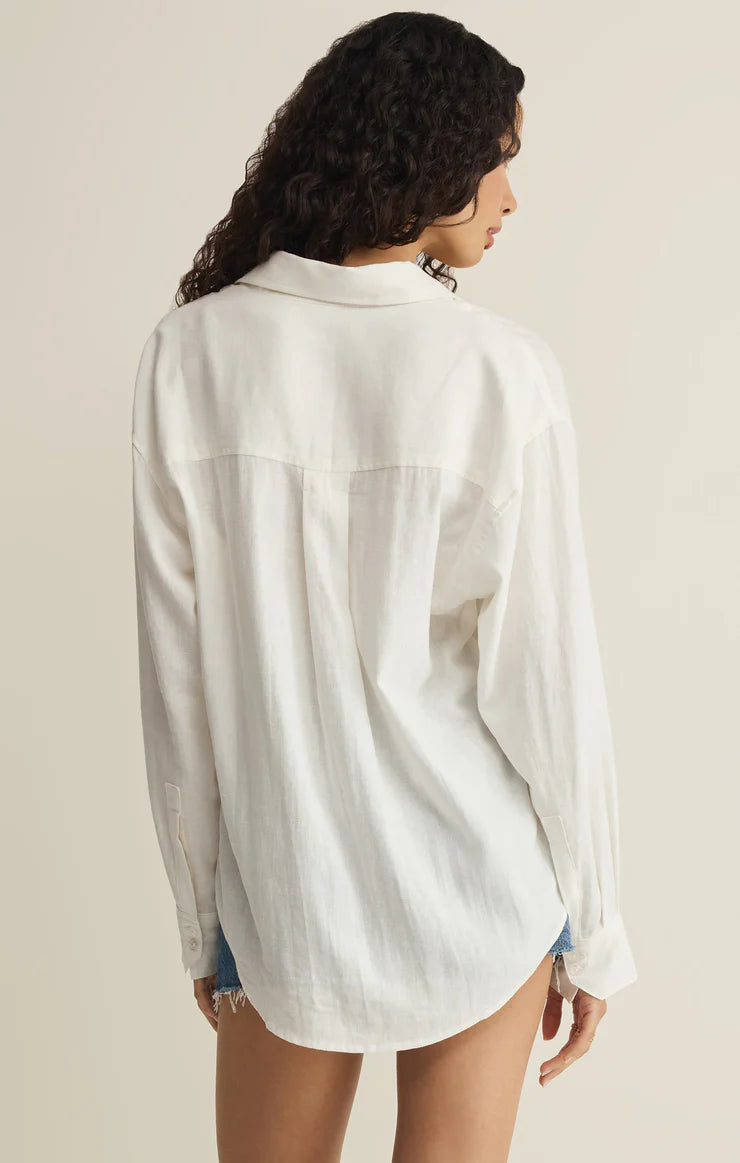 Z Supply The Signature Linen Top