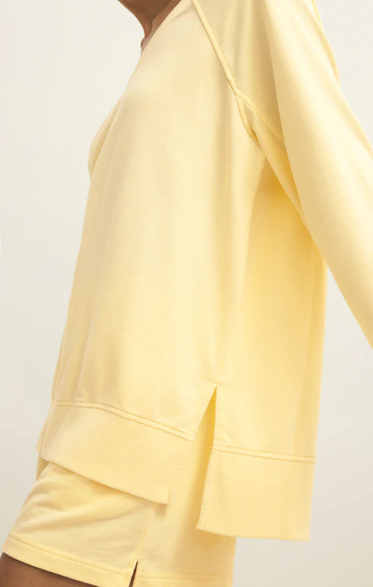 Z Supply Sunnyside V-Neck Weekender Sweatshirt