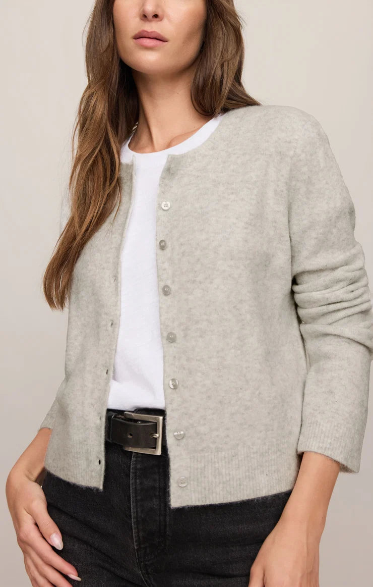 Z Supply Feather Grey Medina Cardigan