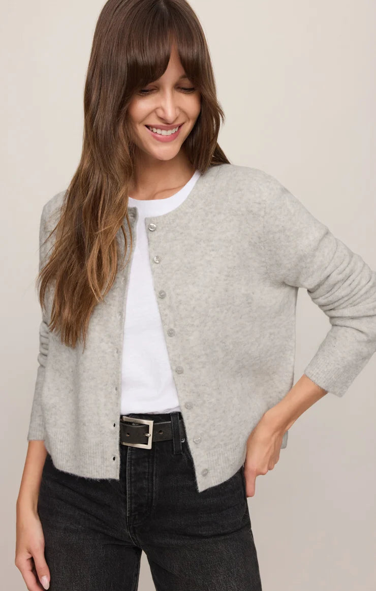 Z Supply Feather Grey Medina Cardigan