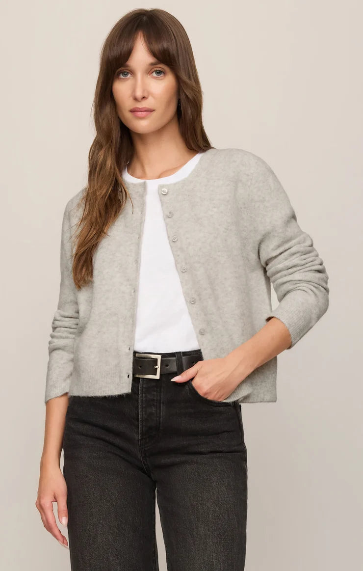 Z Supply Feather Grey Medina Cardigan