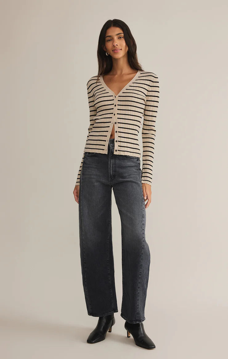 Z Supply Jordana Stripe Rib Sweater