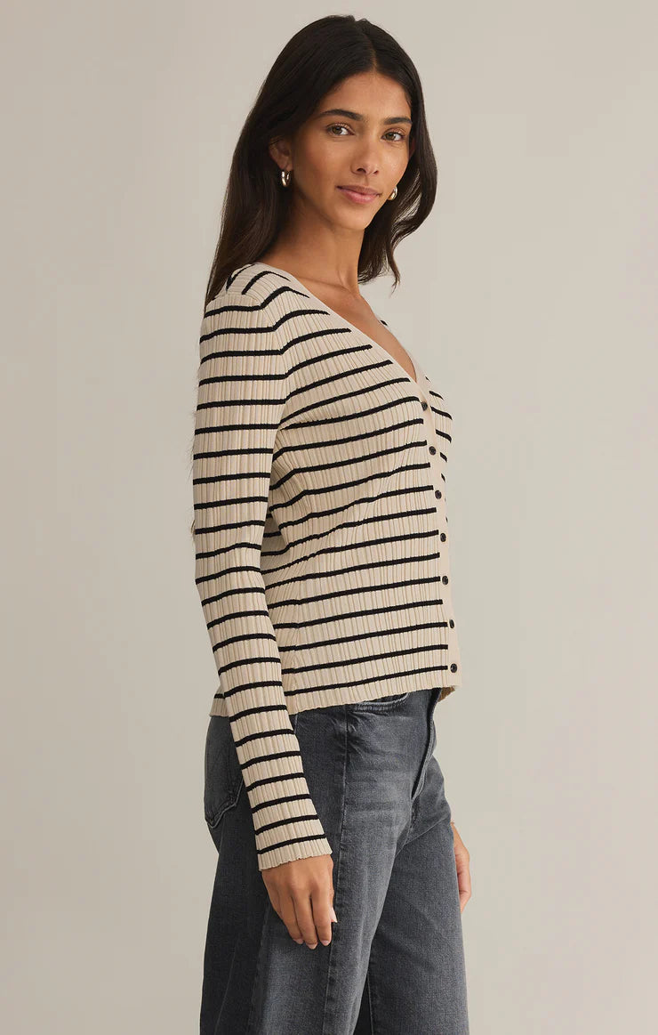 Z Supply Jordana Stripe Rib Sweater