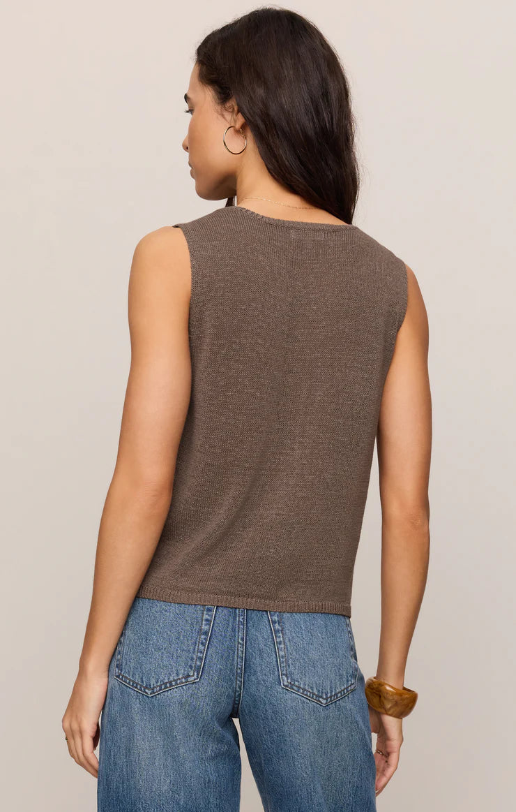 Z Supply Syd Linen Knit Tank Vest