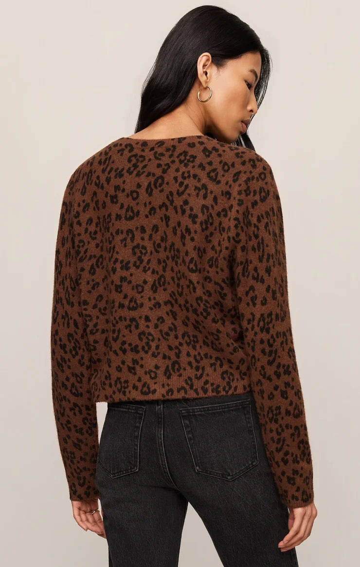 Z Supply Medina Leopard Cardigan