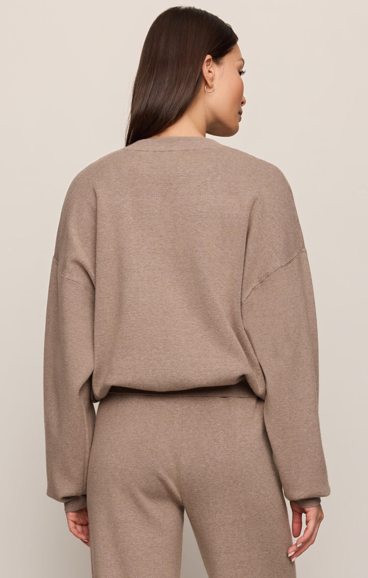 Z Supply Heather Ash Take It Easy Sweater