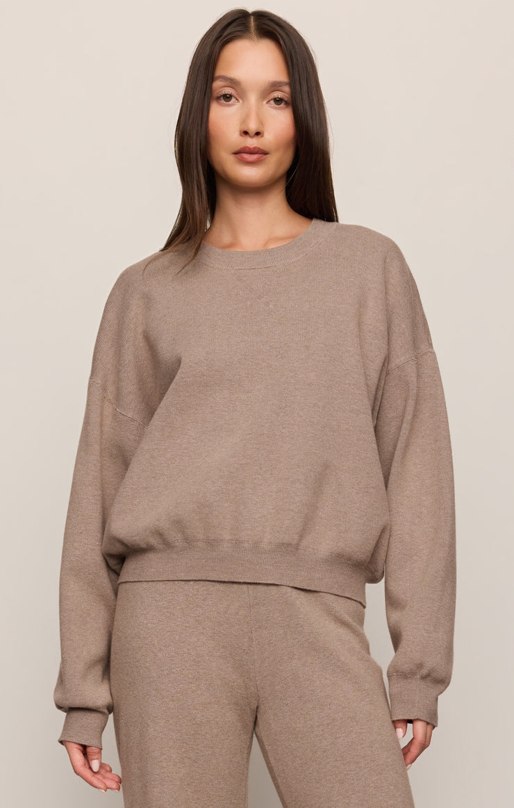 Z Supply Heather Ash Take It Easy Sweater