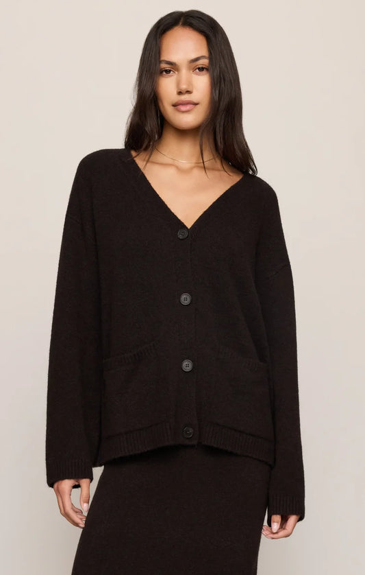 Z Supply Dark Roast Cozy Moment Cardigan