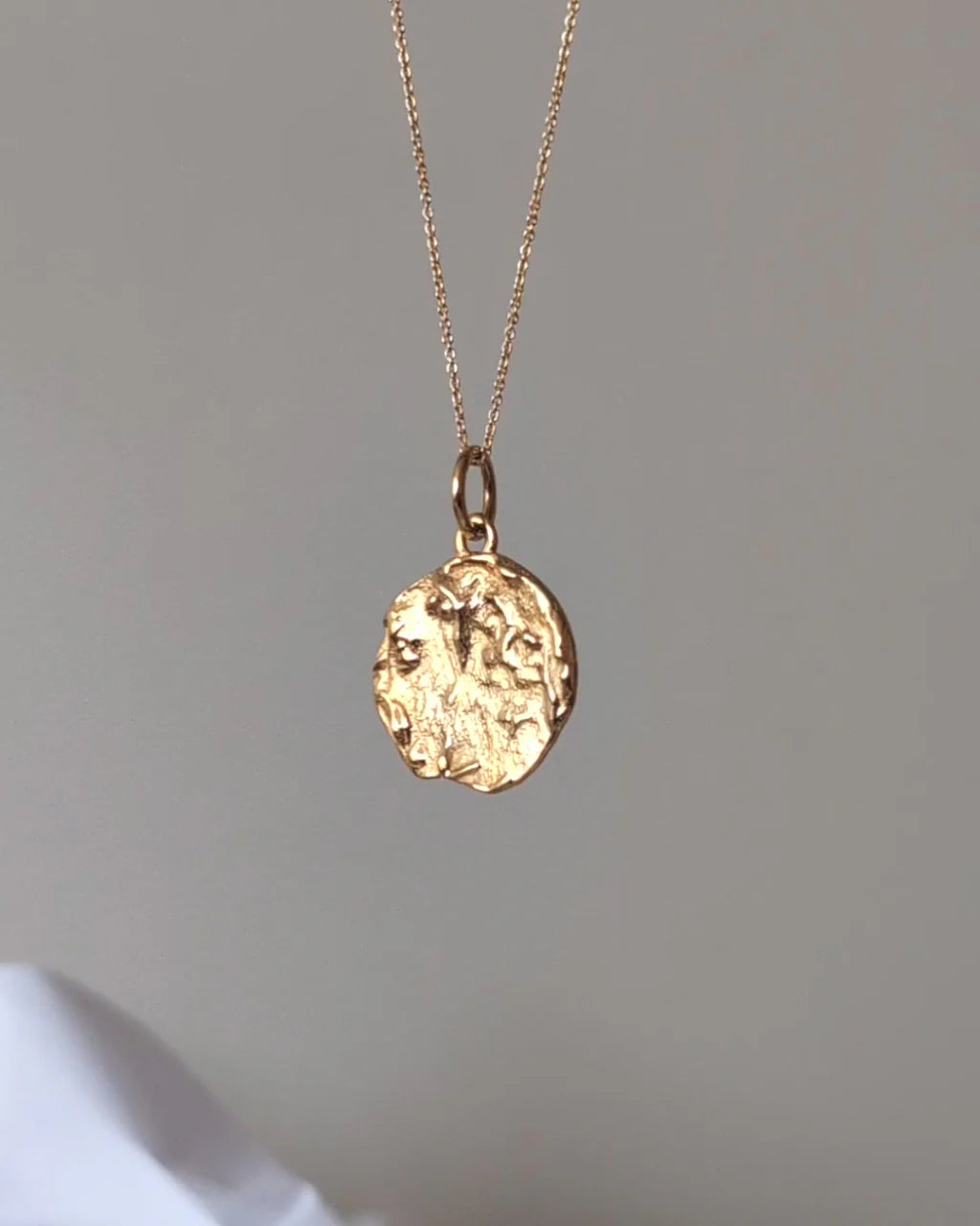 Little Gold Rough Draft Necklace