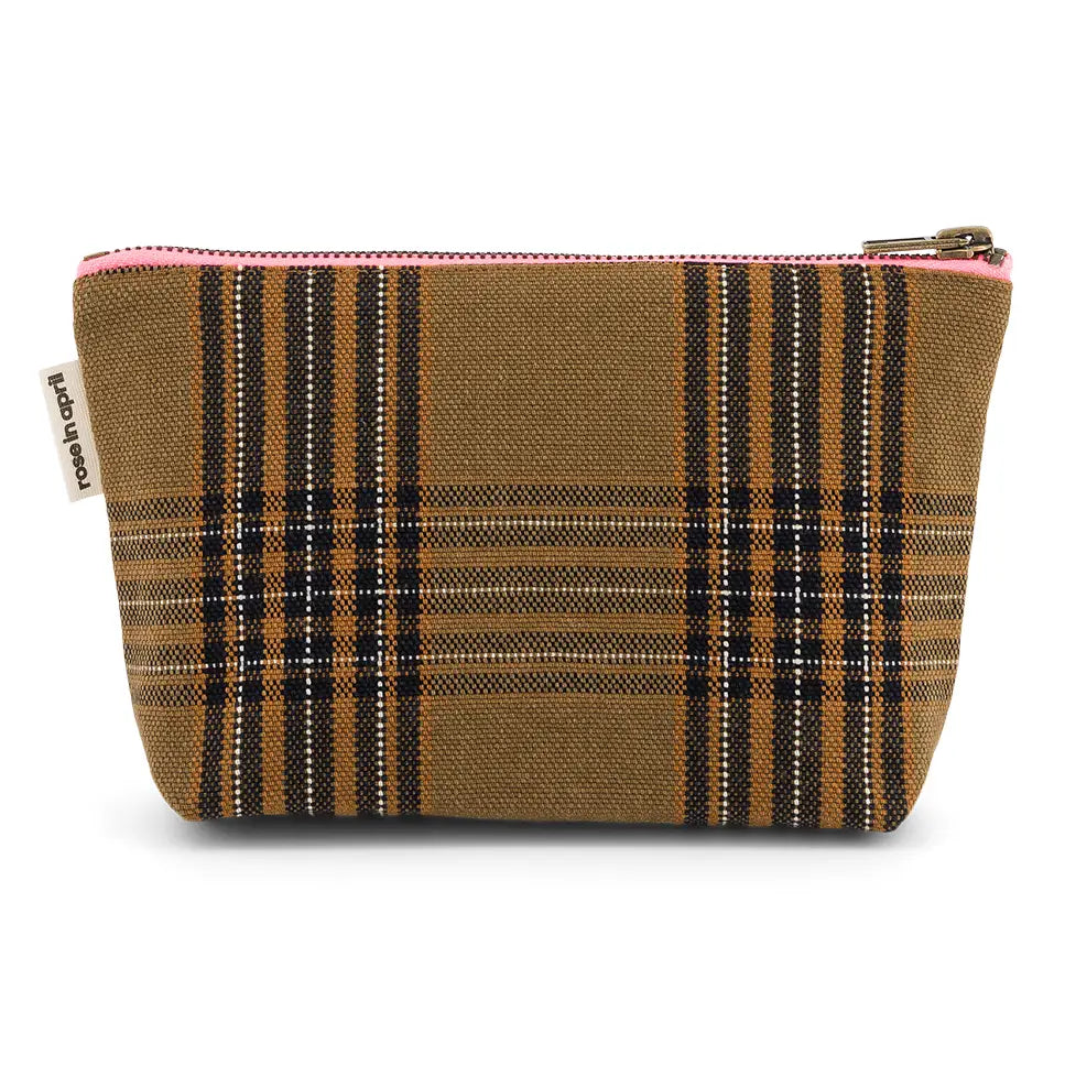 Rose in April Pouch Sofia Tartan