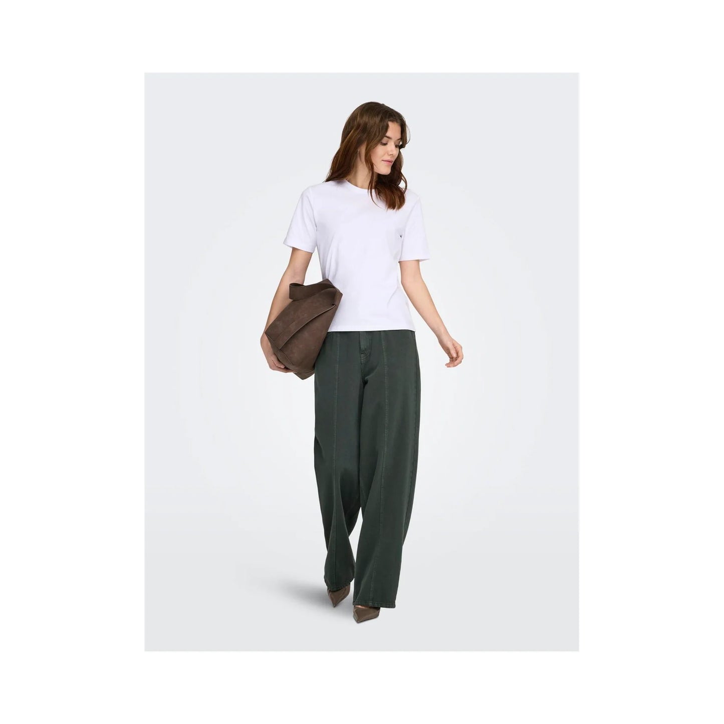 ONLY Bright White Freja Luxe Tee