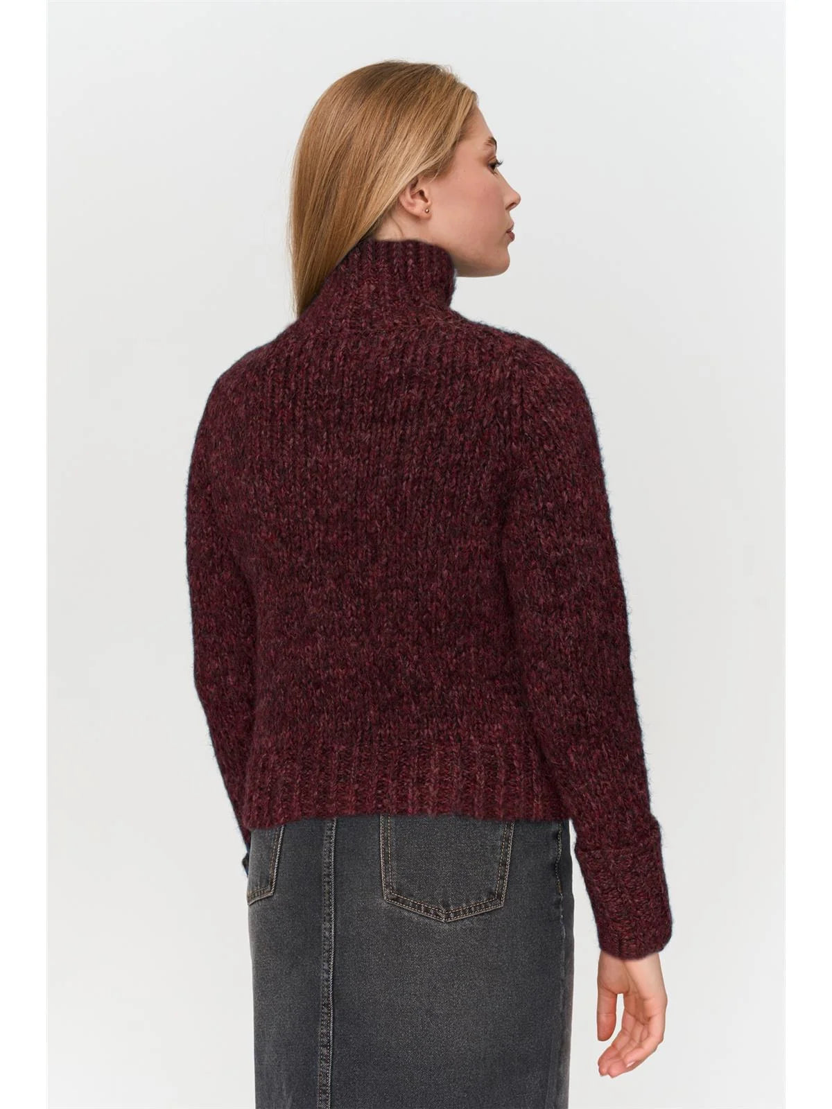 24COLOURS 41462B Bordeaux Cardigan