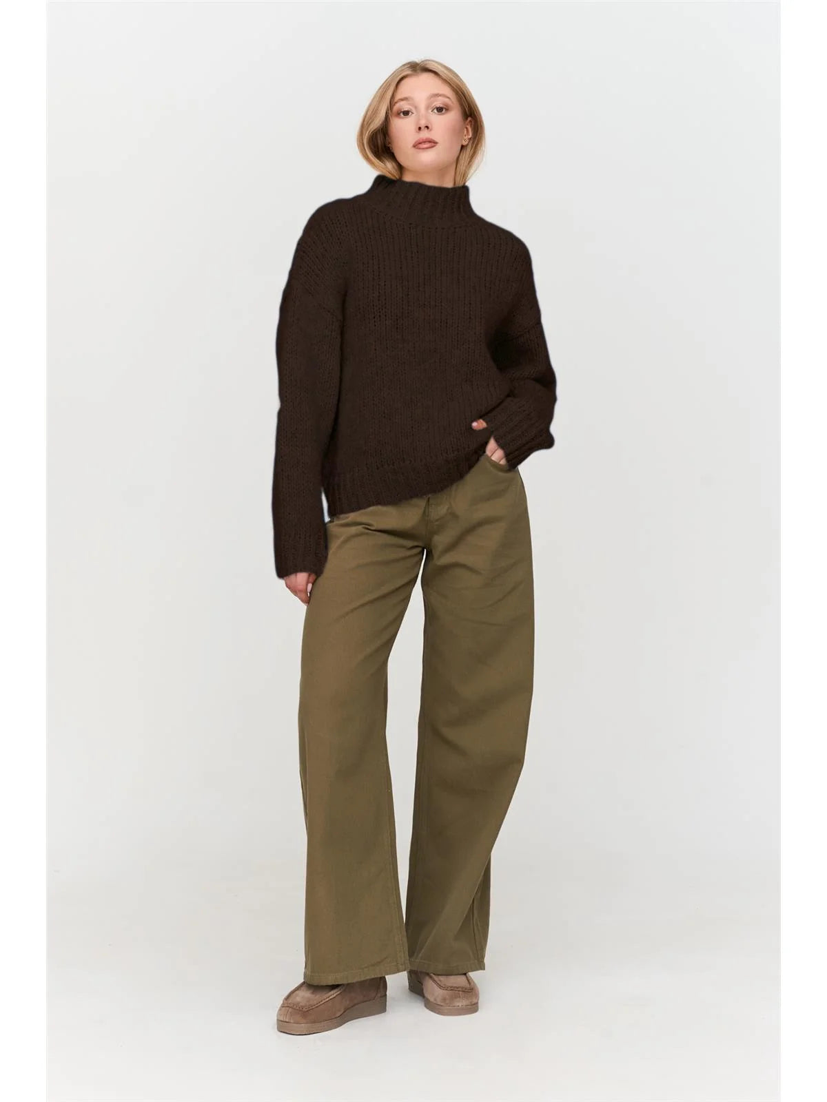 24COLOURS 41463B Brown Sweater