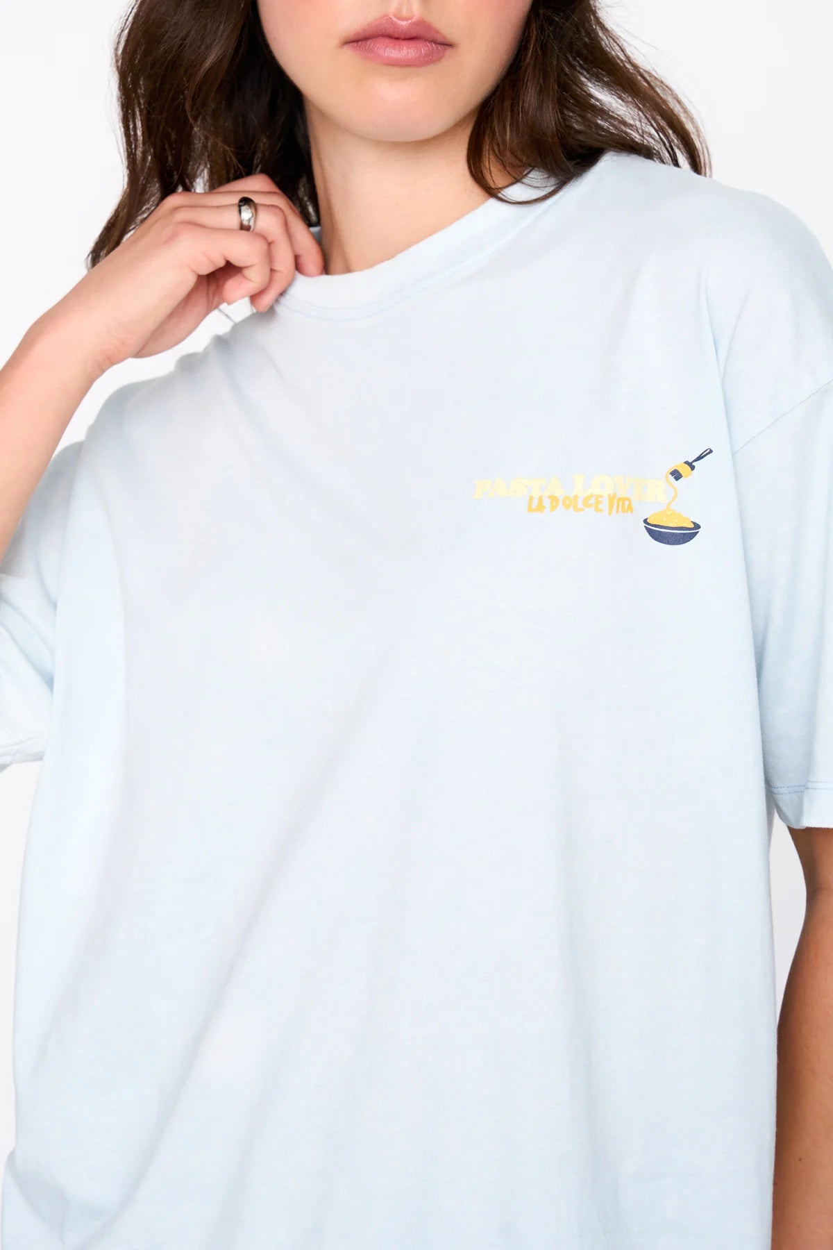 24colours Blue Pasta Tee