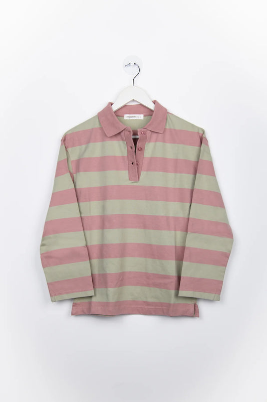 24COLOURS Rose Striped Sweatshirt