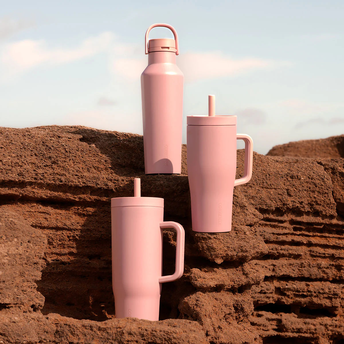 Corkcicle 22oz Desert Rose Cruiser