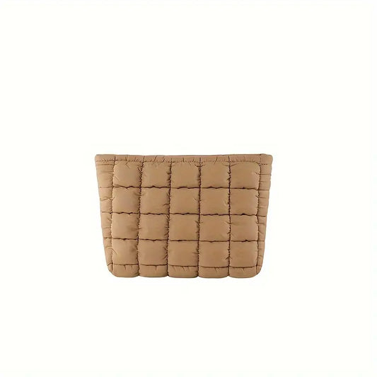 Puffy Quilted Cosmetic Case