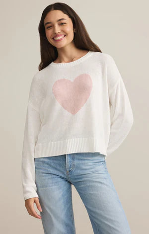 Z Supply Sienna Heart Sweater