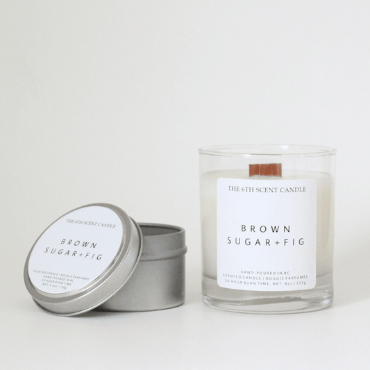 The 6th Scent Candle- Brown Sugar + Fig