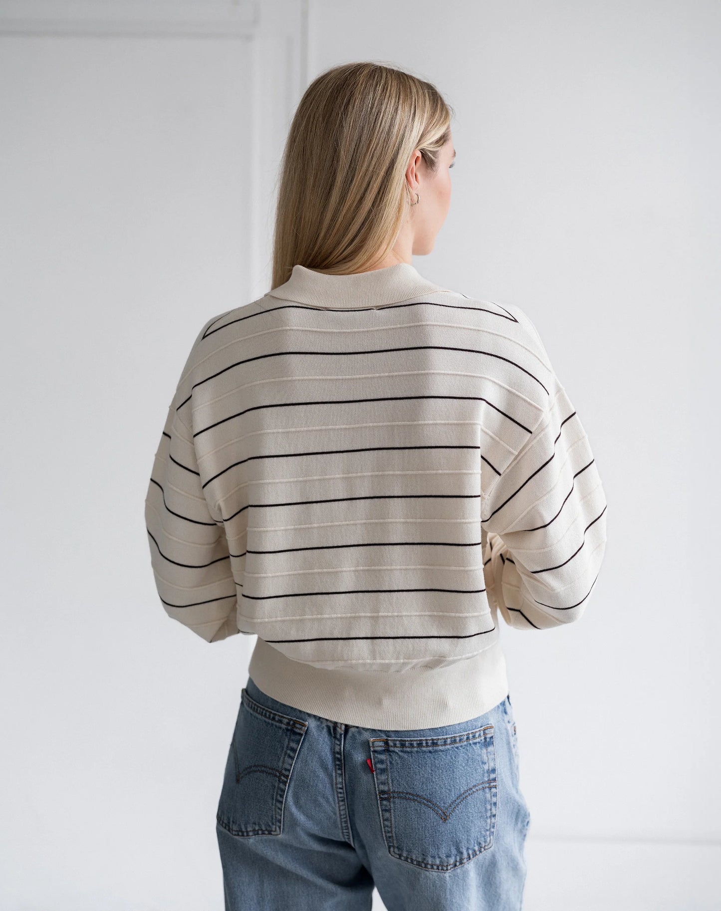 Brunette the Label Knit Polo Shirt