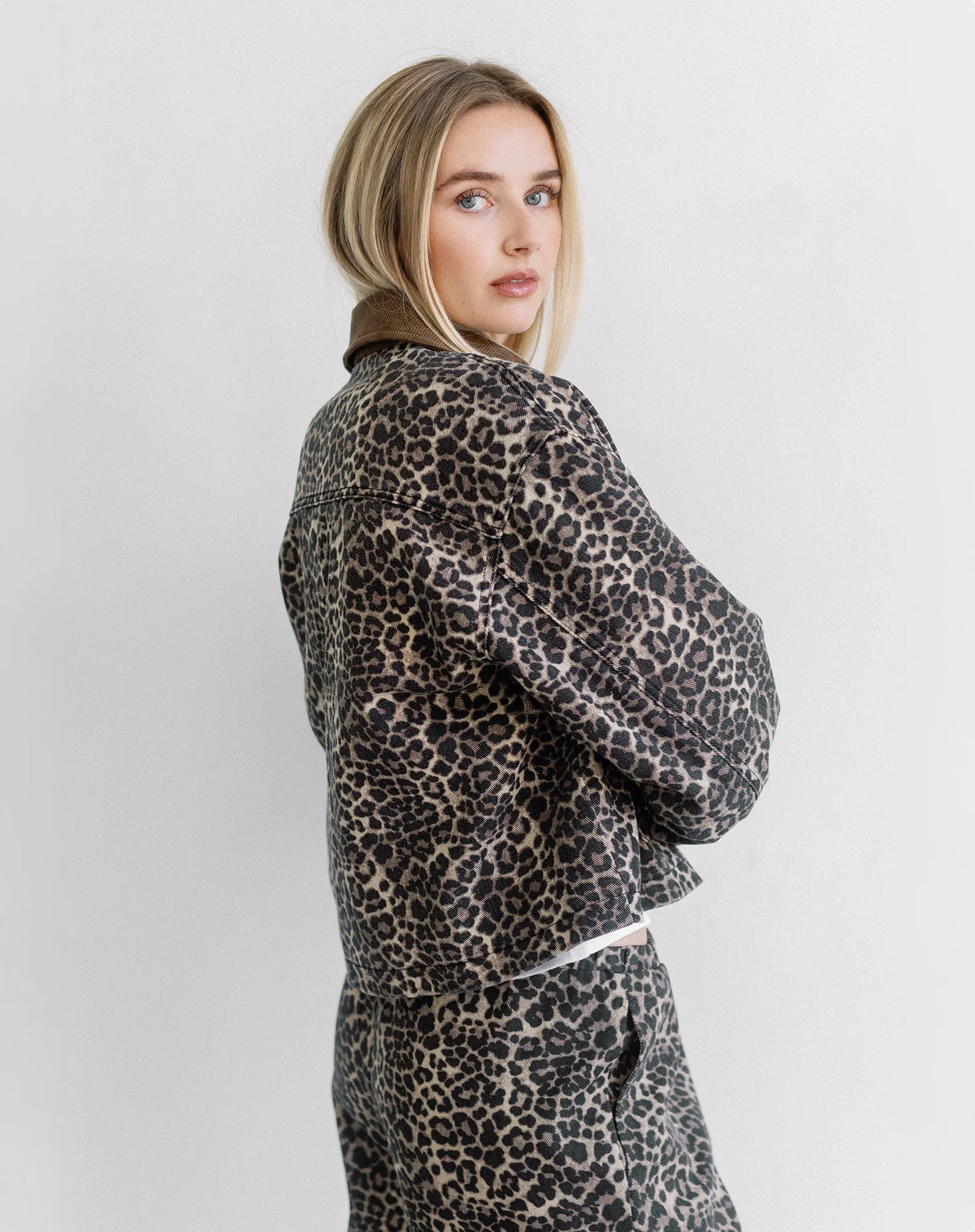 Brunette the Label Leopard Magali Jacket