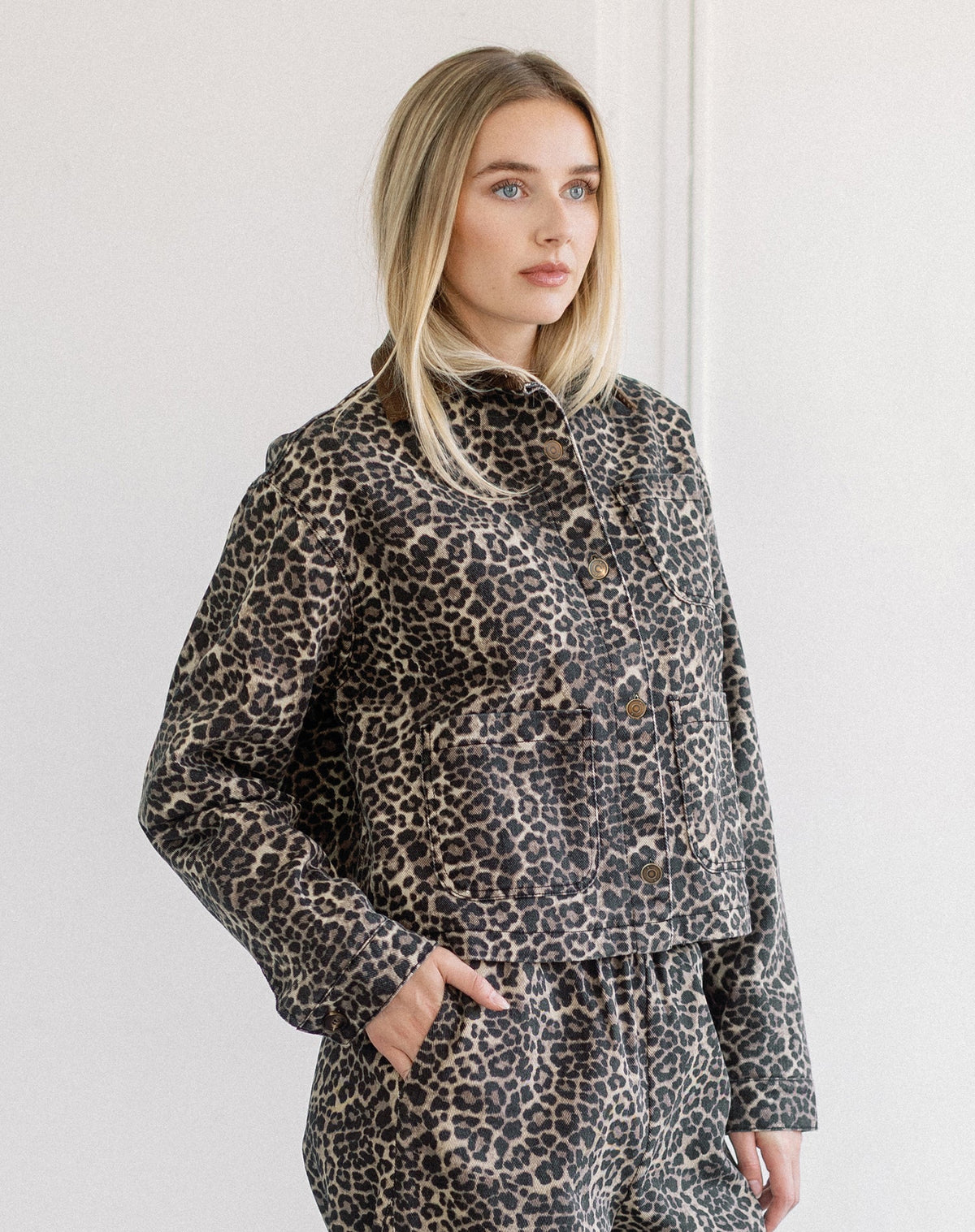 Brunette the Label Leopard Magali Jacket