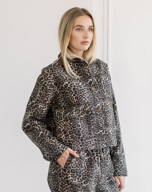 Brunette the Label Leopard Magali Jacket