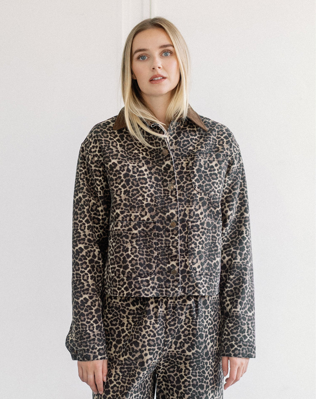 Brunette the Label Leopard Magali Jacket