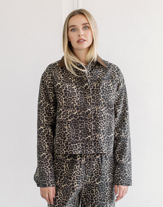 Brunette the Label Leopard Magali Jacket