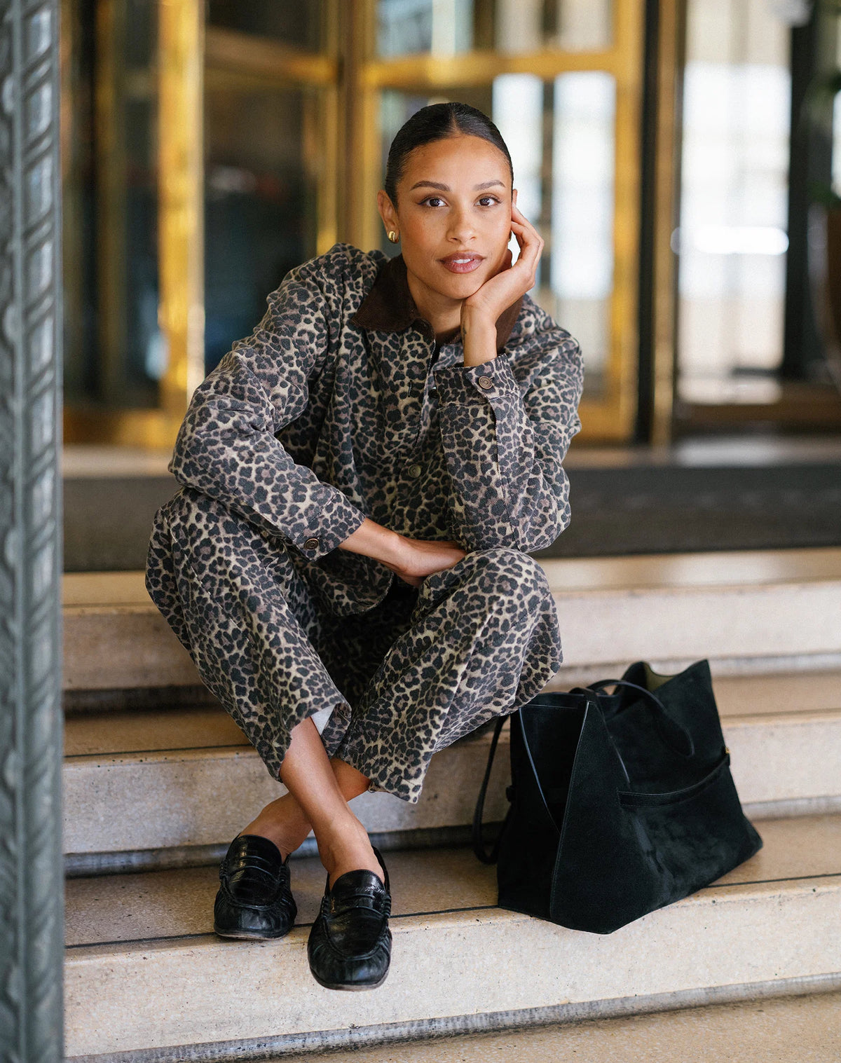 Brunette the Label Leopard Magali Jacket