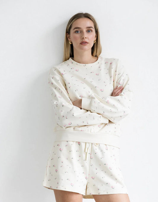 Brunette the the Label Floral Little Sister Short