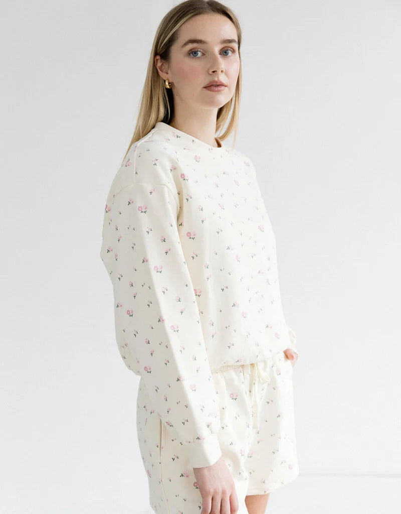 Brunette the the Label Floral Little Sister Short