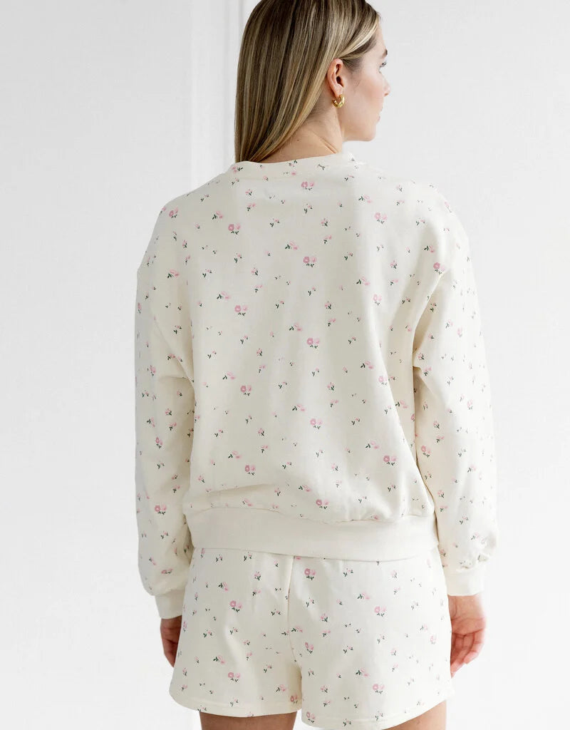 Brunette the the Label Floral Little Sister Short