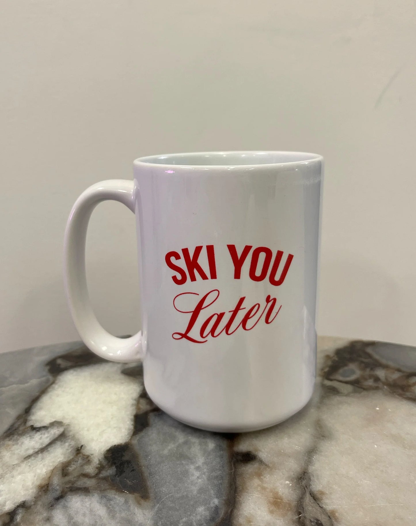 Brunette the Label The 'Ski You Later' Mug