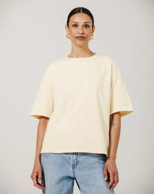 Brunette the Label Boxy Tee | Limoncello