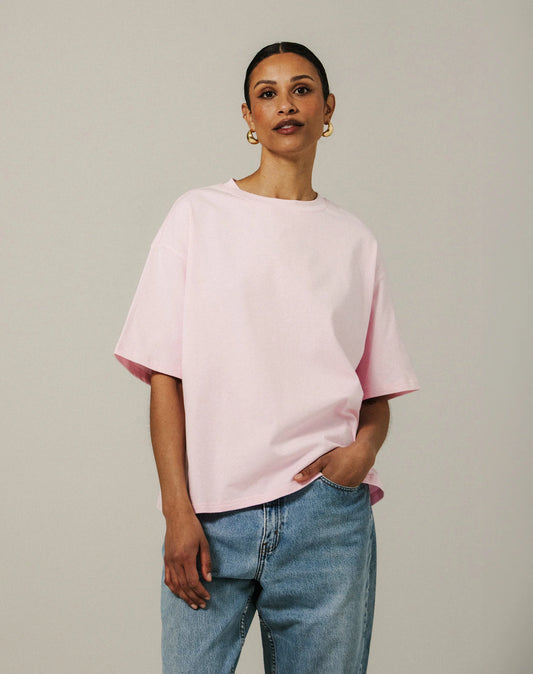 Brunette the Label Boxy Tee | Rose